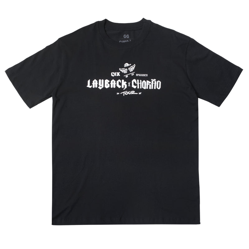 CAMISETA QIX TOUR LAYBACK X CHORÃO 2025