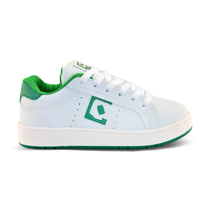Tênis Infantil QIX Combat Retrô Branco e Verde