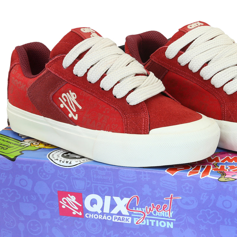 Tênis QIX Chorão Park Sweet Red Velvet