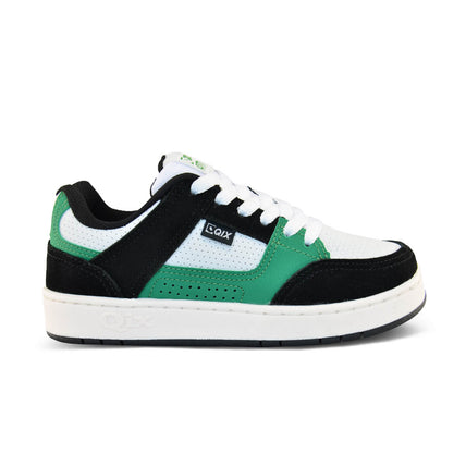 Tênis Infantil QIX AM Preto, Verde e Branco