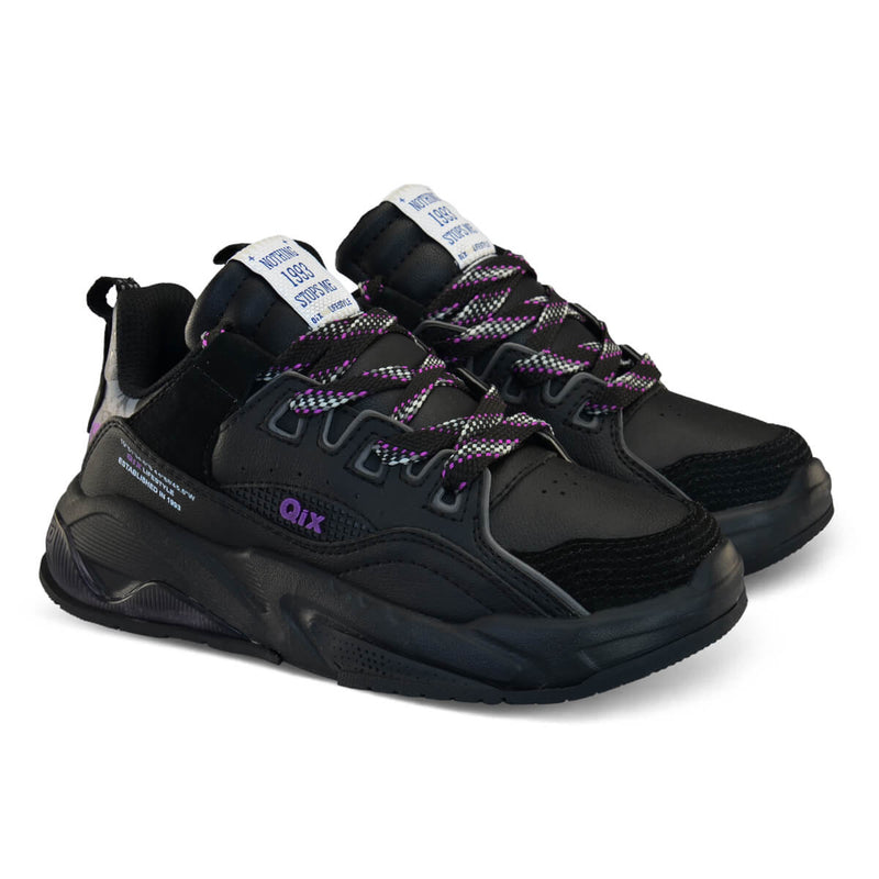 Tênis QIX Missy Feat Urban Hiking Series Preto e Uva