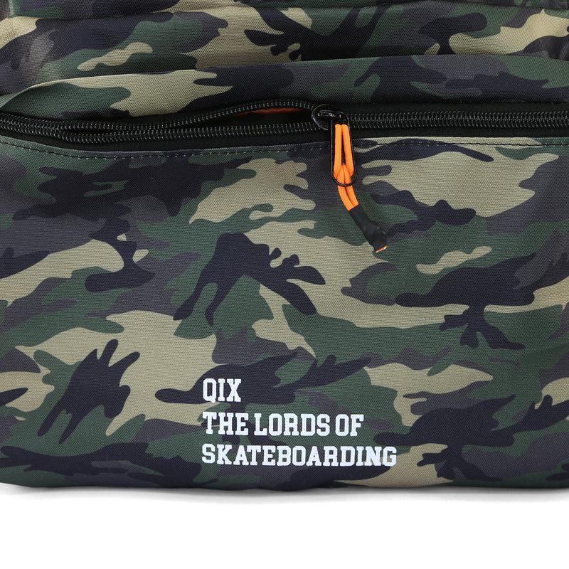 Mochila QIX The Lords of Skateboarding Camuflada