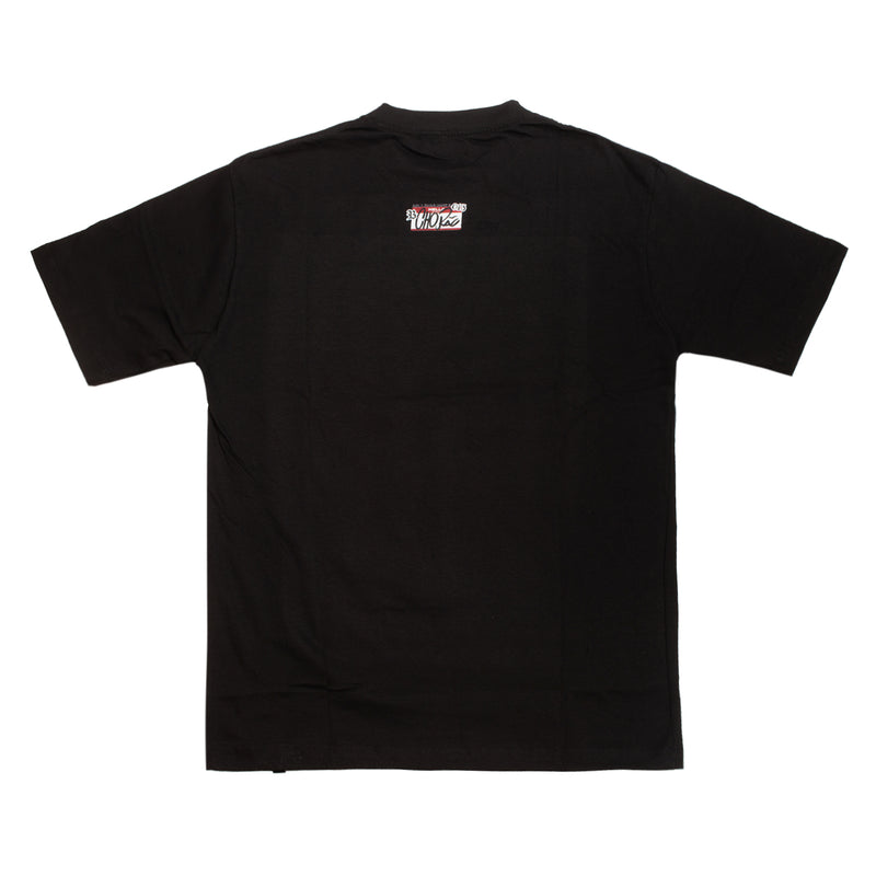 Camiseta Oversized Preta "Só os Loucos Sabem"