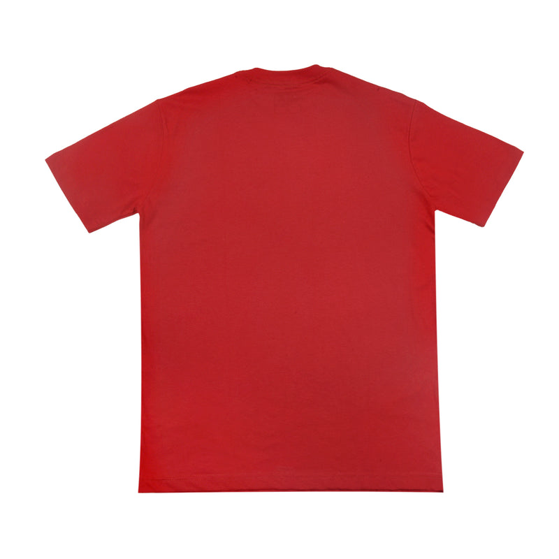 CAMISETA QIX INTERNATIONAL CASUAL T-SHIRT VERMELHA