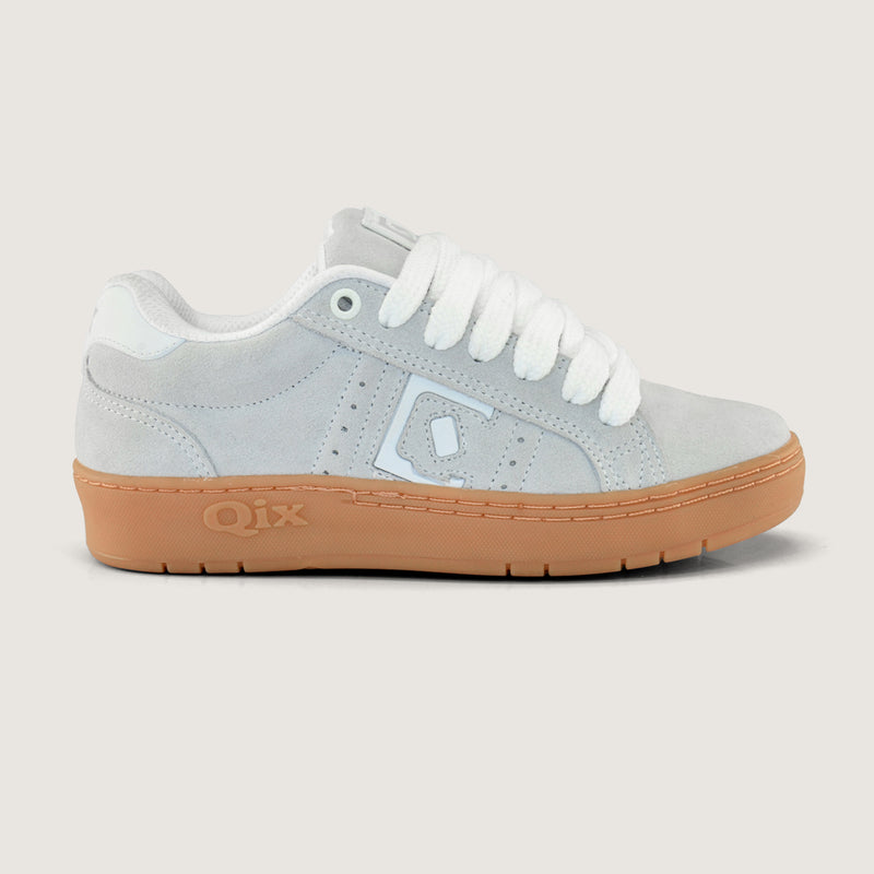 Tênis Qix Skate Combat Suede - Alvejado Natural