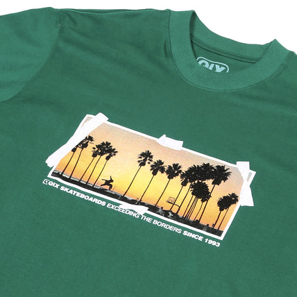 CAMISETA QIX STREET SKATE BEACH VERDE