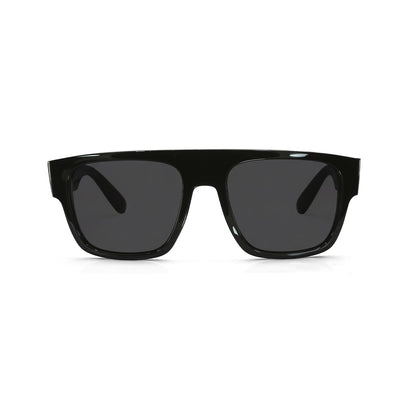 Óculos de sol unissex QIX SKATE quadrado Preto