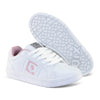 TÊNIS QIX SKATE COMBAT RETRÔ BRANCO E ROSA