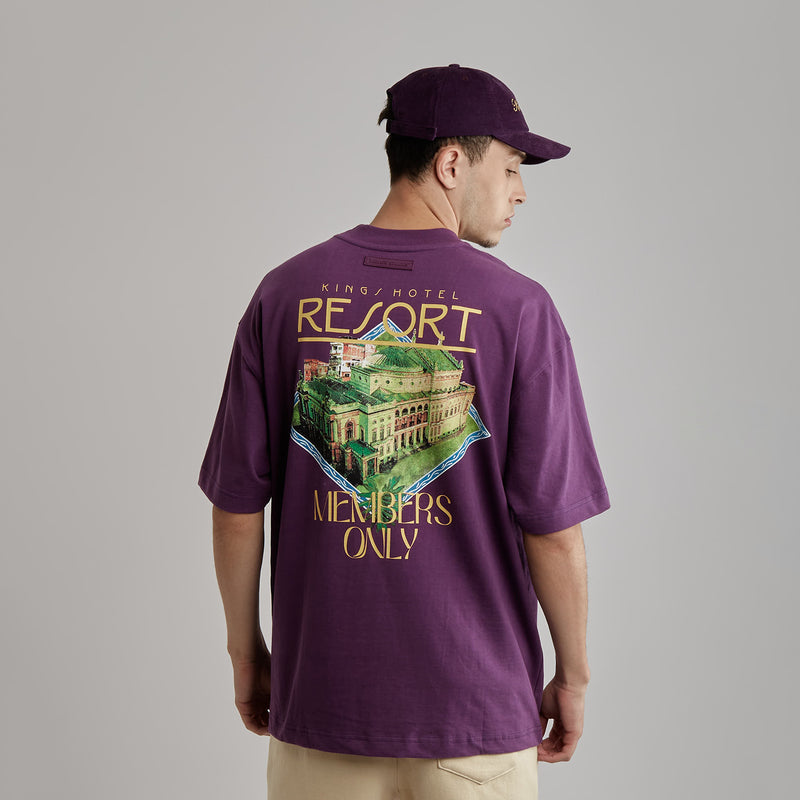 Camiseta Kings Resort Grape Jam Oversized