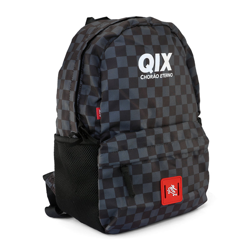 Mochila QIX Chorão Eterno Preta e Cinza
