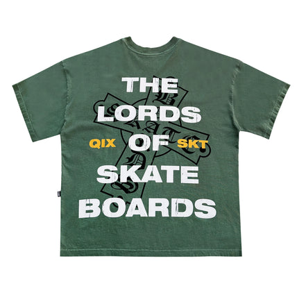 CAMISETA QIX BOX THE LORDS VERDE ESTONADO
