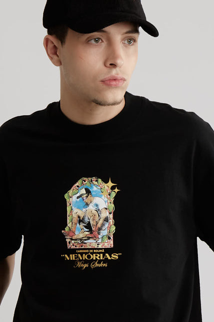 Camiseta Kings Memorias Ladeira Preta