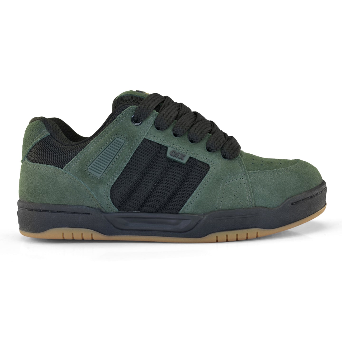 Tênis Qix Square Suede - Verde Musgo Latex