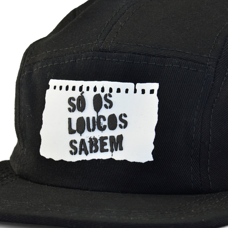 Boné Five Panel CBJR - Só os Loucos Sabem
