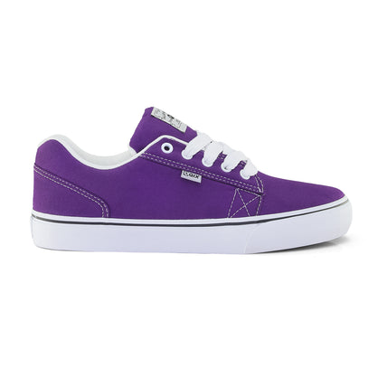 Tênis QIX Allan Mesquita Vulcan 07 - Roxo e Branco