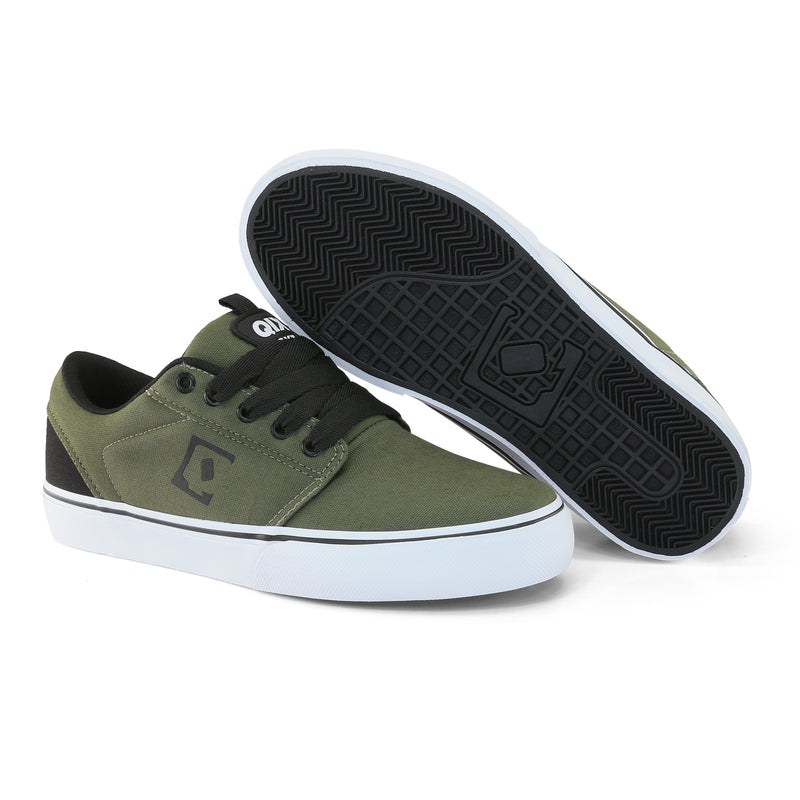 Tênis QIX Combat 3 Vulcan 07 Verde Militar e Preto