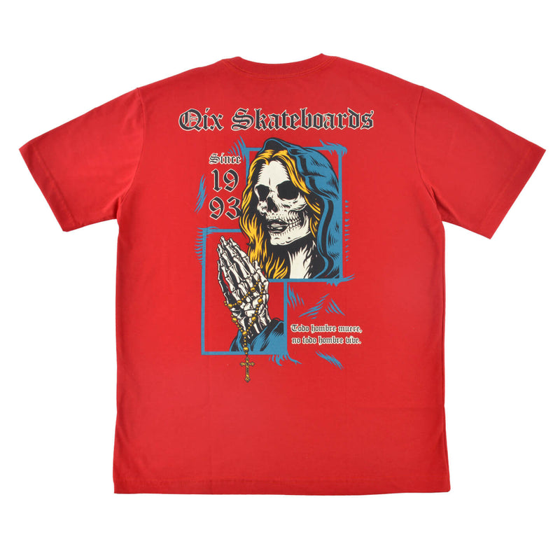 CAMISETA QIX SKULL SKATEBOARD