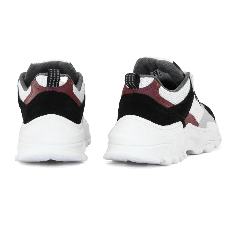 Tênis QIX Higher Preto, Bordô e Branco