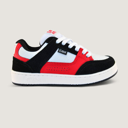 Tênis Infantil QIX AM Preto, Vermelho e Branco