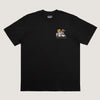 CAMISETA QIX STREET QIX CREAM PRETA