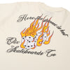 CAMISETA QIX SKATEBOARDS COMPANY OFF WHITE