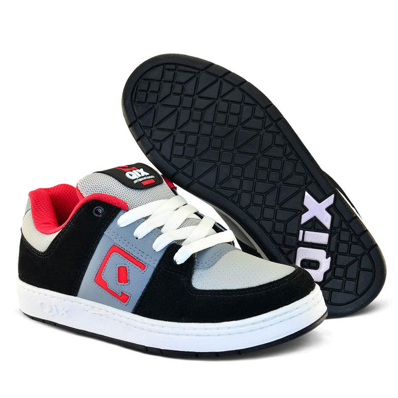 Tênis Qix 90's - Preto, Vermelho e Branco