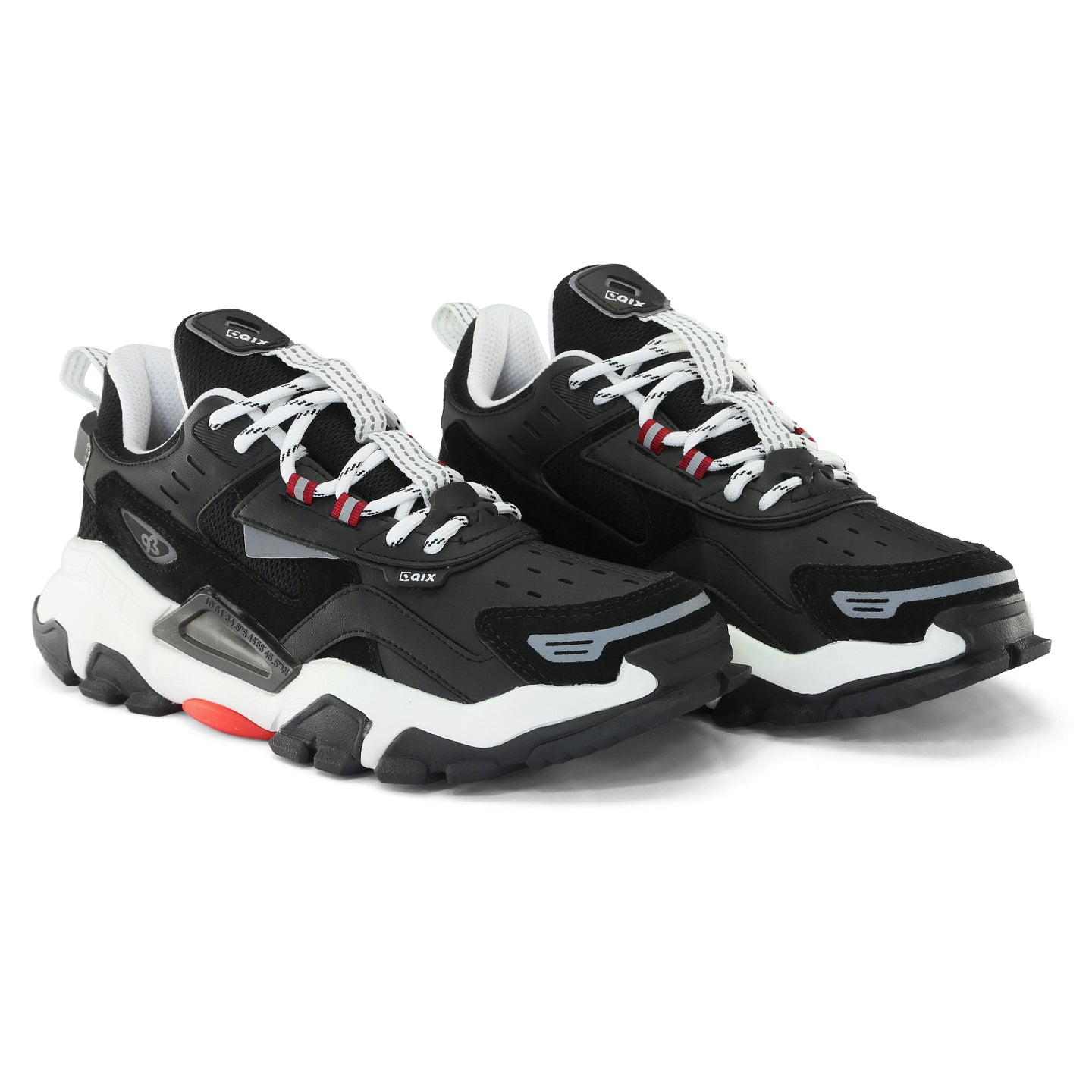 Tênis Qix Trek Urban Hiking Preto e Off White