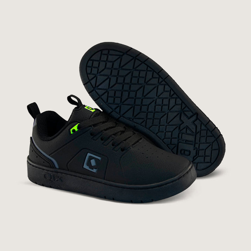 Tênis Infantil QIX Smash Preto e Verde