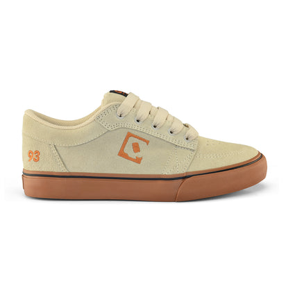 Tênis QIX 93 Ninety Three Vulcan 07 - Bege e Gum