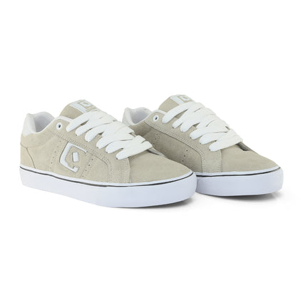 Tênis QIX Combat Suede Vulk Bege e Branco