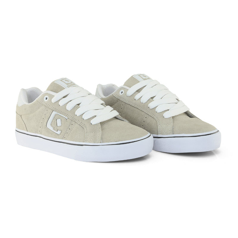 Tênis QIX Combat Suede Vulk Bege e Branco