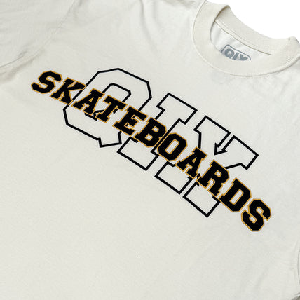 CAMISETA QIX OVERSIZED SKATEBOARDS OFF WHITE