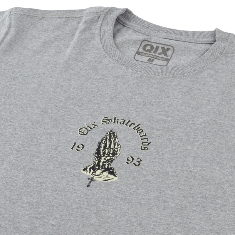 CAMISETA QIX SKULL SKATEBOARD MESCLA