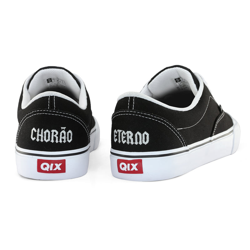 Tênis QIX Sunset Chorão Preto e Branco