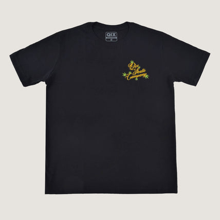 CAMISETA QIX SKATE COMPANY ROOTS CULTURE PRETA