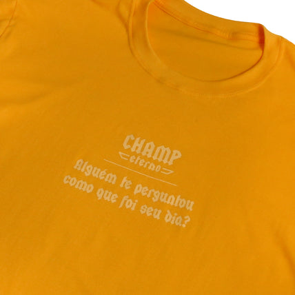 Camiseta CBJR Champ Eterno Amarela