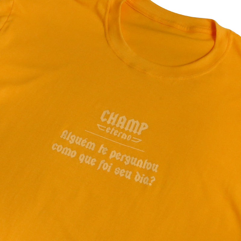 Camiseta CBJR Champ Eterno Amarela