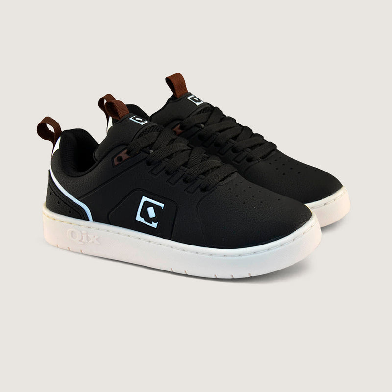 Tênis Infantil QIX Smash Preto e Branco