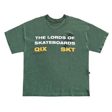 CAMISETA QIX BOX THE LORDS VERDE ESTONADO