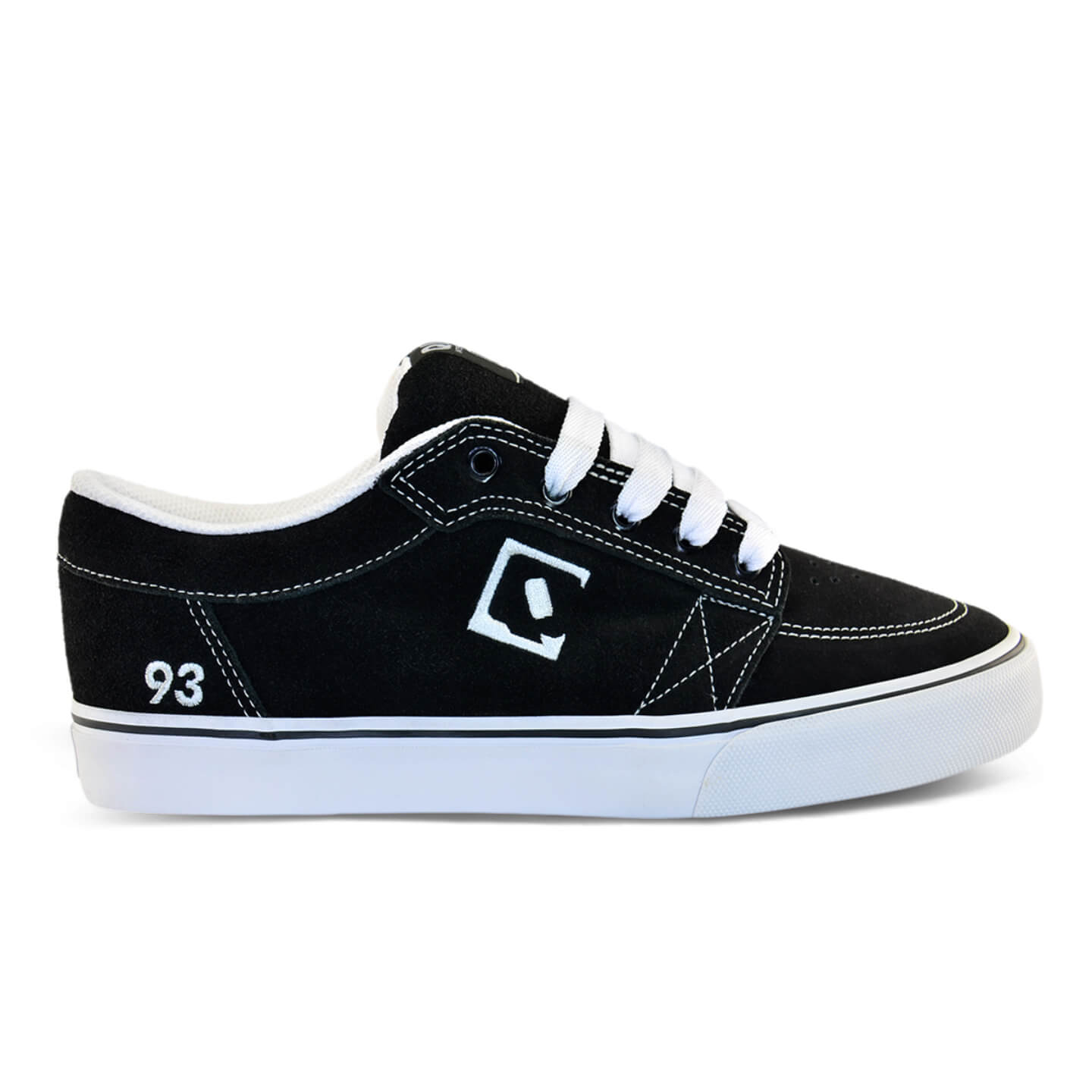 Tênis QIX 93 Ninety Three Vulcan 07 - Preto e Branco