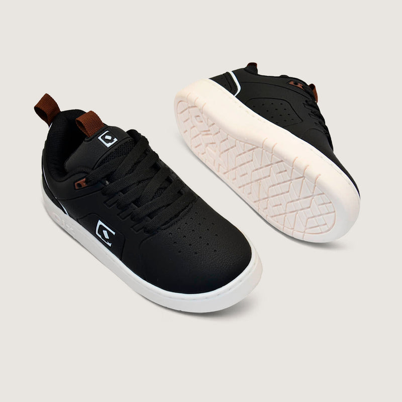 Tênis Infantil QIX Smash Preto e Branco