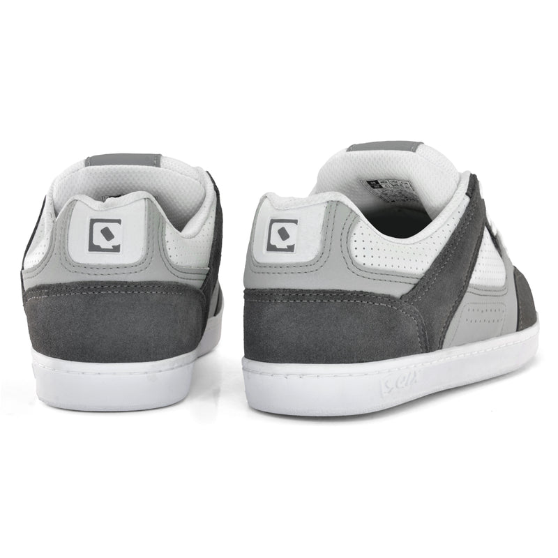 Tênis Qix AM - Skate Confort Chumbo e Branco