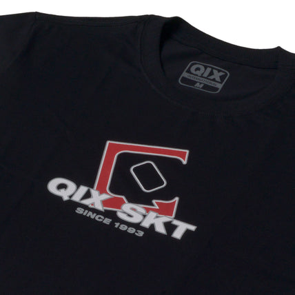 CAMISETA QIX SKT RED LOGO PRETA