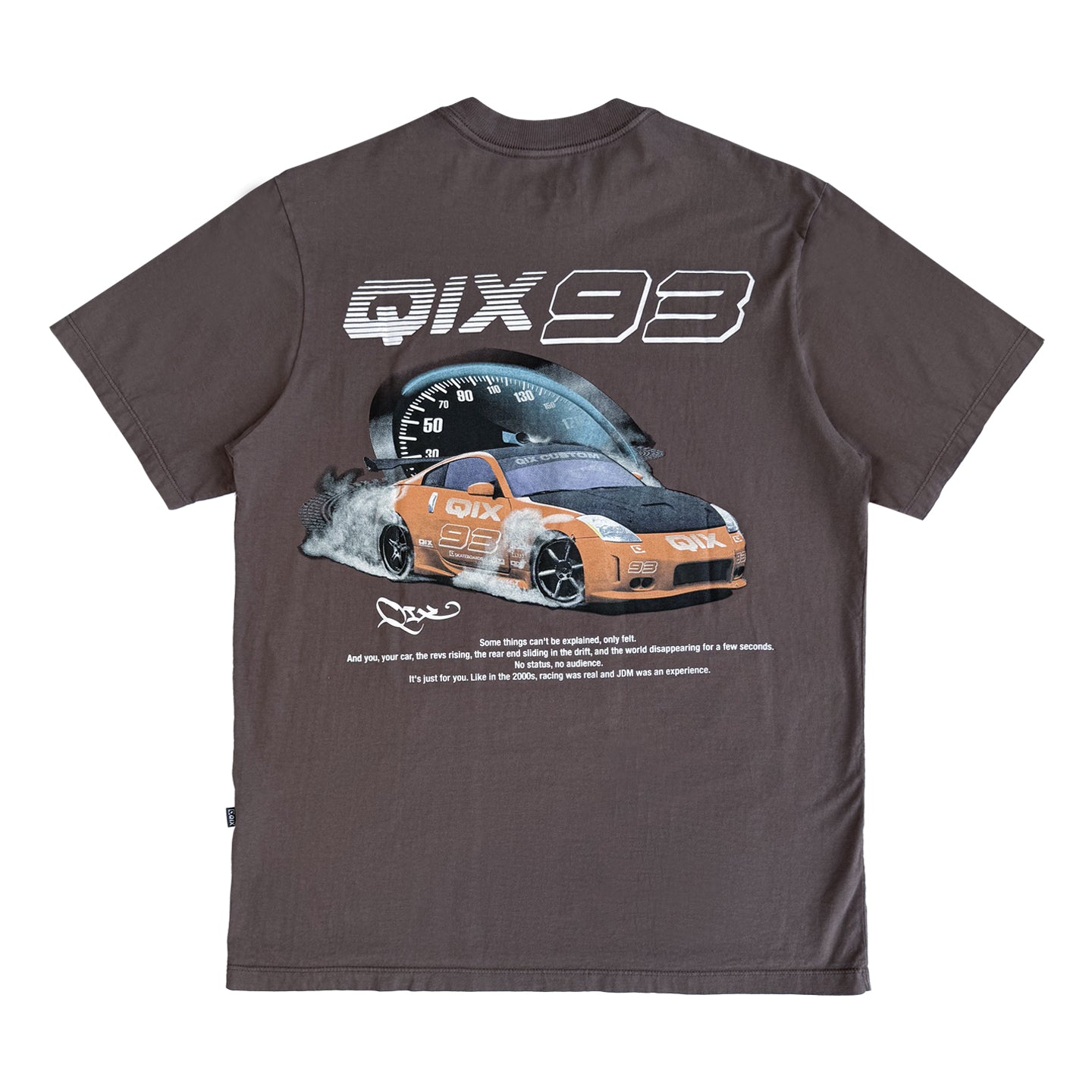 CAMISETA QIX STREET VELOZ MARROM