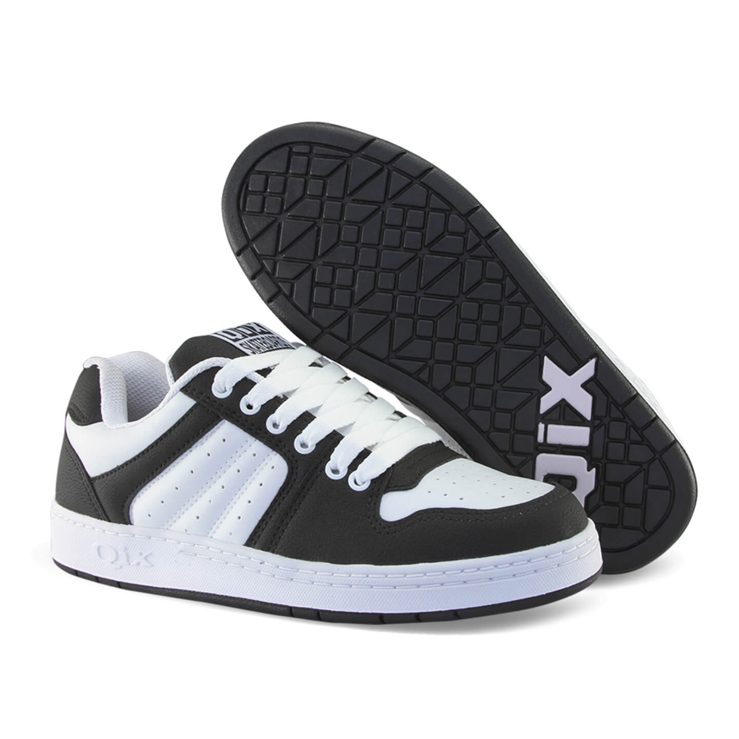 Tênis Qix 80's - Branco e Preto