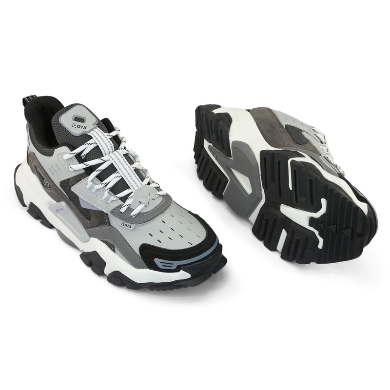 Tênis Qix Trek Urban Hiking Cinza e Preto