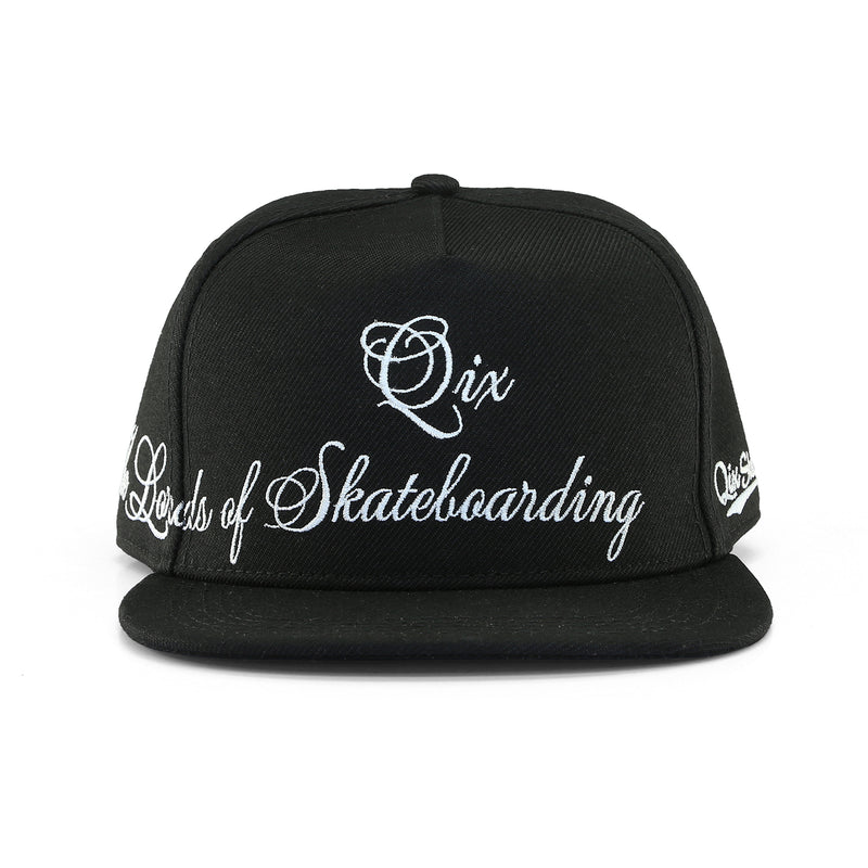 Boné QIX Aba Reta The Lords Skateboarding Preto