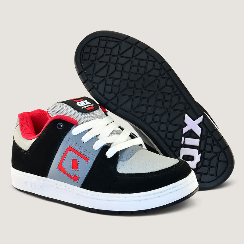 Tênis Qix 90's - Preto, Vermelho e Branco