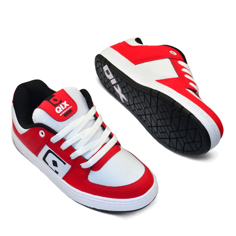 Tênis Qix 90's - Vermelho, Branco e Preto