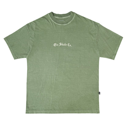 CAMISETA QIX OVERSIZED SÃO JORGE OLIVA ESTONADO